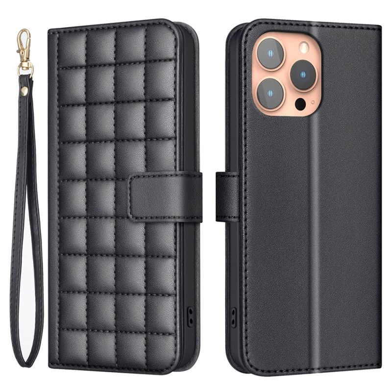 Obudowa iPhone 16 Pro Max Etui Na Telefon Pikowane Premium