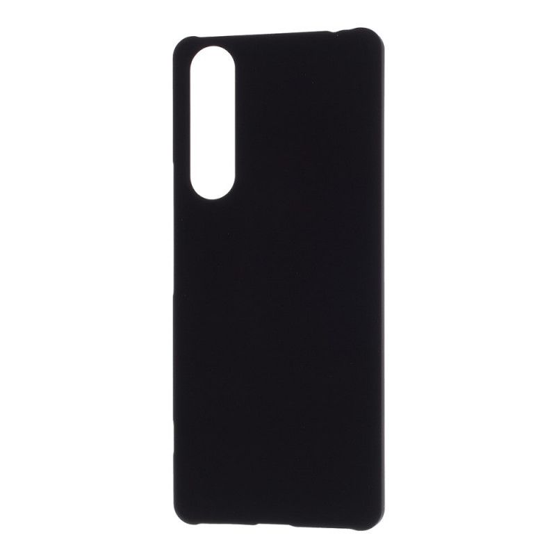Etui Sony Xperia 1 II Biały Czarny Sztywny Silikon Etui Ochronne