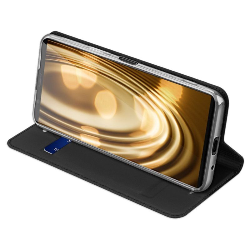 Flip Kotelot Sony Xperia 1 II Granatowy Czarny Etui na Telefon Skóra Pro Dux Ducis