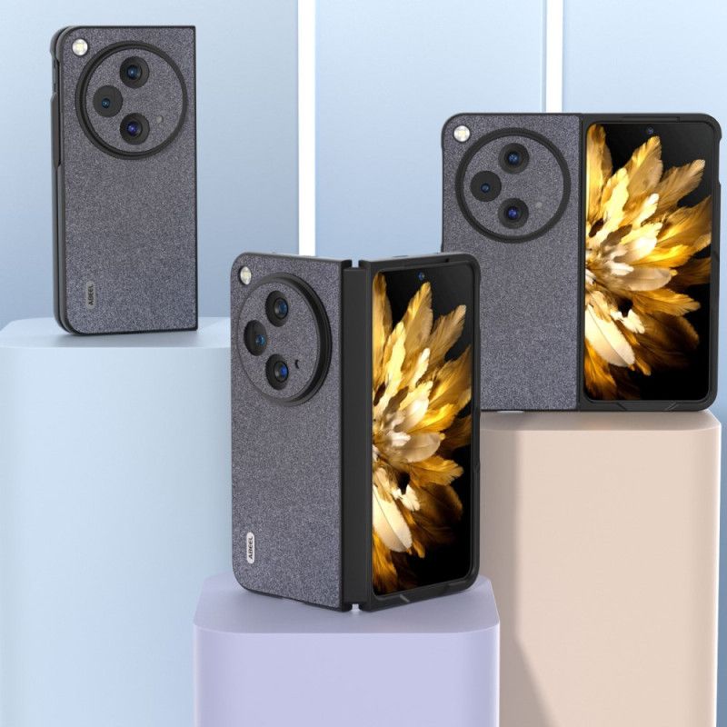 Etui Do Oppo Find N3 Imitacja Brokatu Abeel Skóra