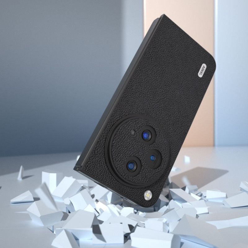 Etui Do Oppo Find N3 Oryginalna Skóra Liczi Abeel
