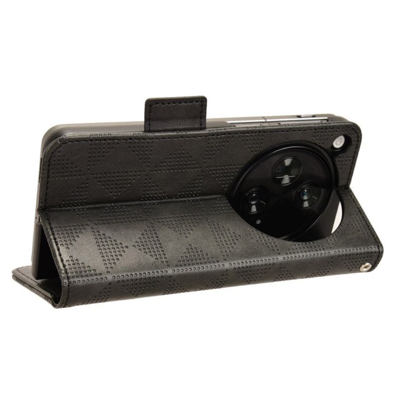 Etui Folio Do Oppo Find N3 Wzór Trójkąta