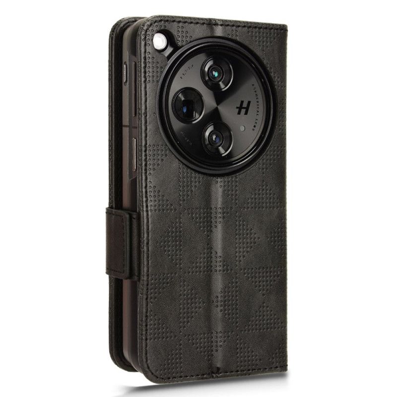 Etui Folio Do Oppo Find N3 Wzór Trójkąta