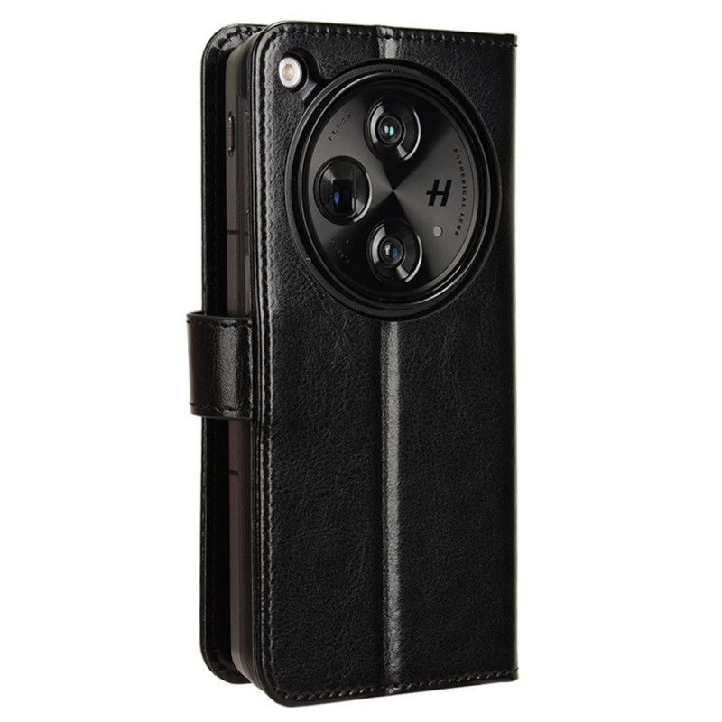 Etui Folio Oppo Find N3 Błyszcząca Sztuczna Skóra Etui Ochronne
