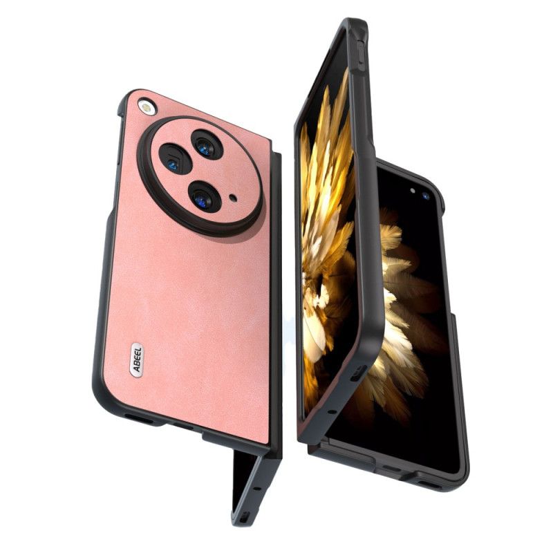Etui Oppo Find N3 Abeel Neutralna Sztuczna Skóra Etui Ochronne