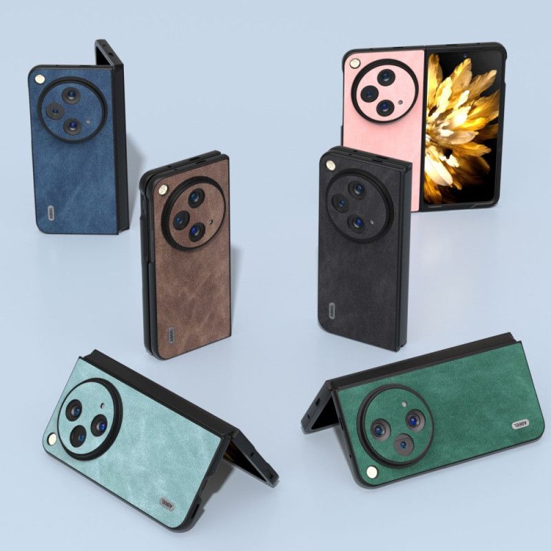 Etui Oppo Find N3 Abeel Neutralna Sztuczna Skóra Etui Ochronne