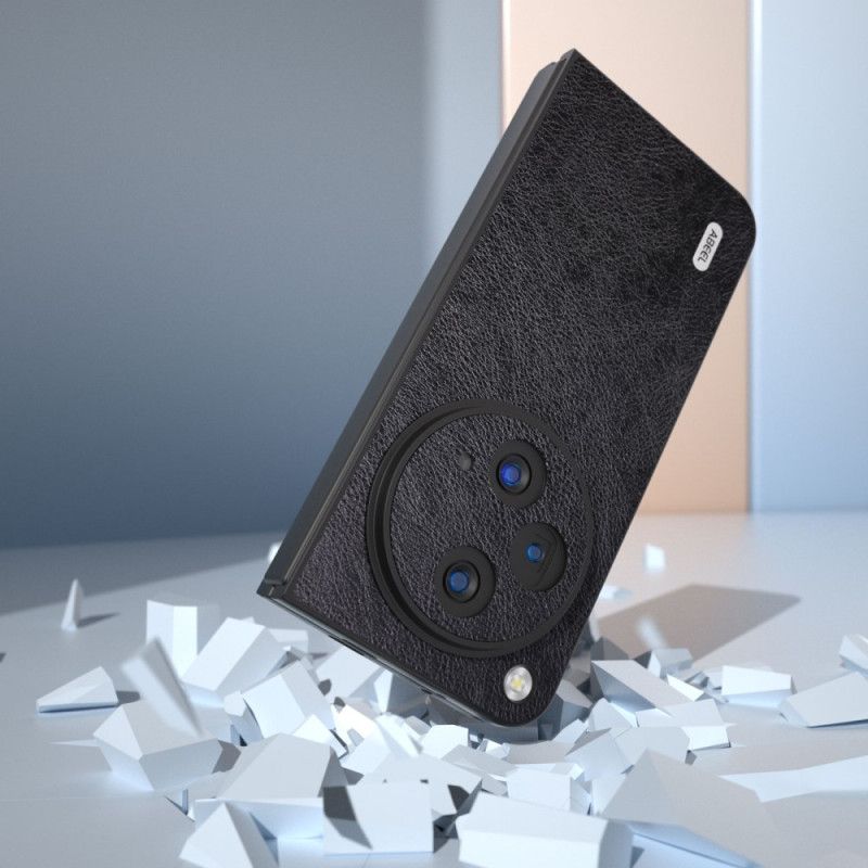 Etui Oppo Find N3 Efekt Skóry Abeel Lychee