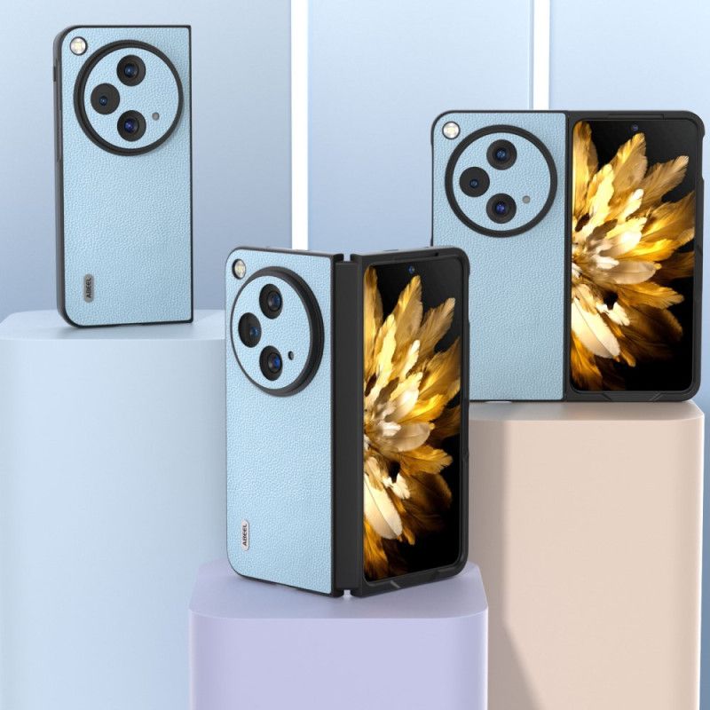 Etui Oppo Find N3 Naturalna Skóra Liczi Abeel