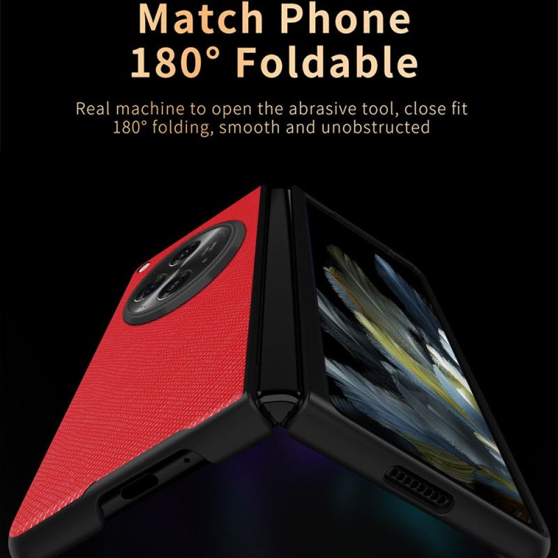 Etui Oppo Find N3 Otwarta Tkana Tekstura