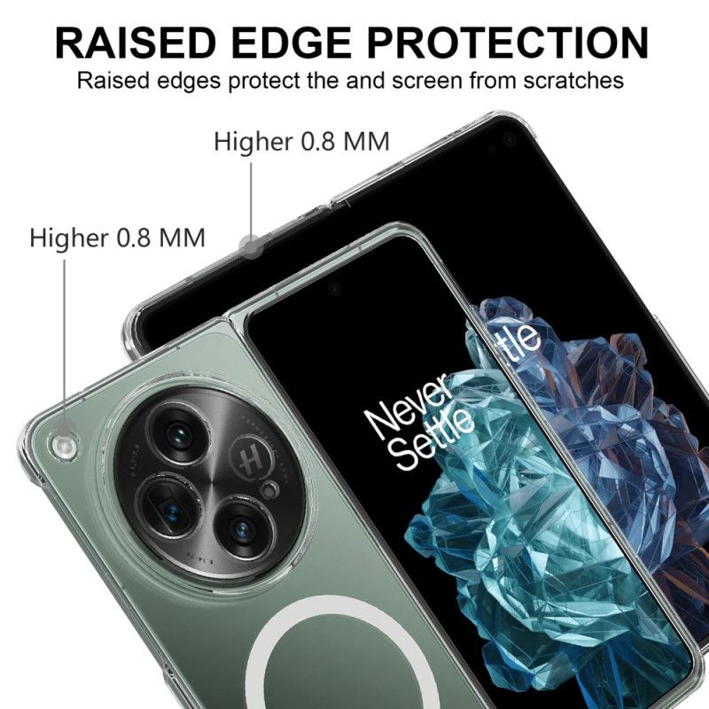 Etui Oppo Find N3 Przezroczyste Kompatybilne Z Magsafe