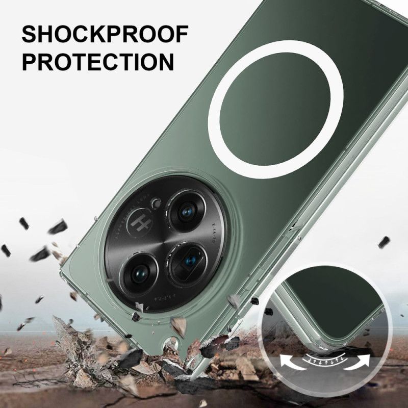 Etui Oppo Find N3 Przezroczyste Kompatybilne Z Magsafe