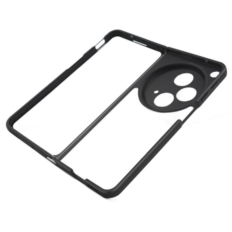 Etui Oppo Find N3 Przezroczyste Z CZarną Obwódką