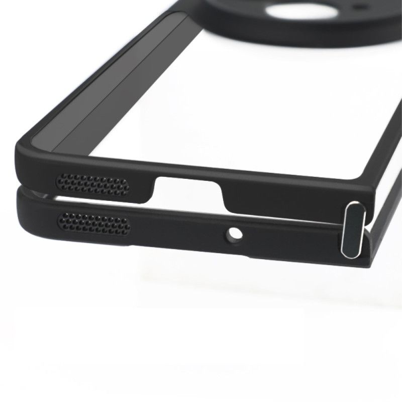 Etui Oppo Find N3 Przezroczyste Z CZarną Obwódką