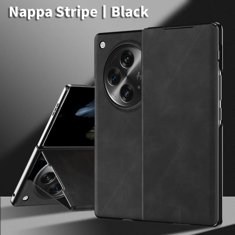 Flip Kotelot Do Oppo Find N3 Klasyczna Skóra Nappa
