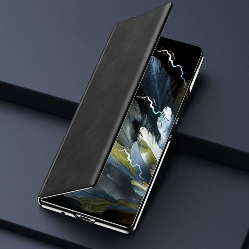 Flip Kotelot Do Oppo Find N3 Klasyczna Skóra Nappa