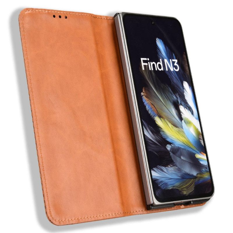 Flip Kotelot Oppo Find N3 Vintage Etui Ochronne