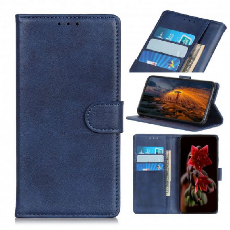 Etui Folio Oppo Reno 6 Pro 5g Retro Matowy Efekt Skóry