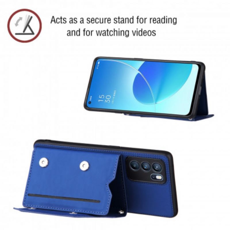 Futerały Oppo Reno 6 Pro 5g Etui Na Telefon Pasek Na Ramię Uchwyt Karty
