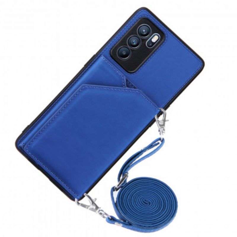 Futerały Oppo Reno 6 Pro 5g Etui Na Telefon Pasek Na Ramię Uchwyt Karty
