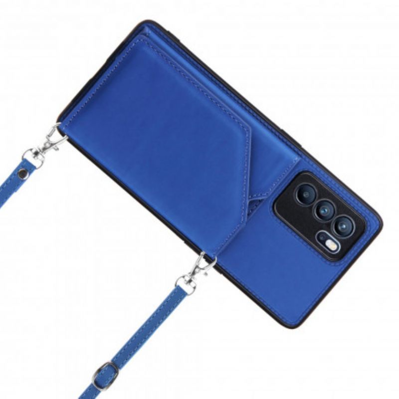 Futerały Oppo Reno 6 Pro 5g Etui Na Telefon Pasek Na Ramię Uchwyt Karty