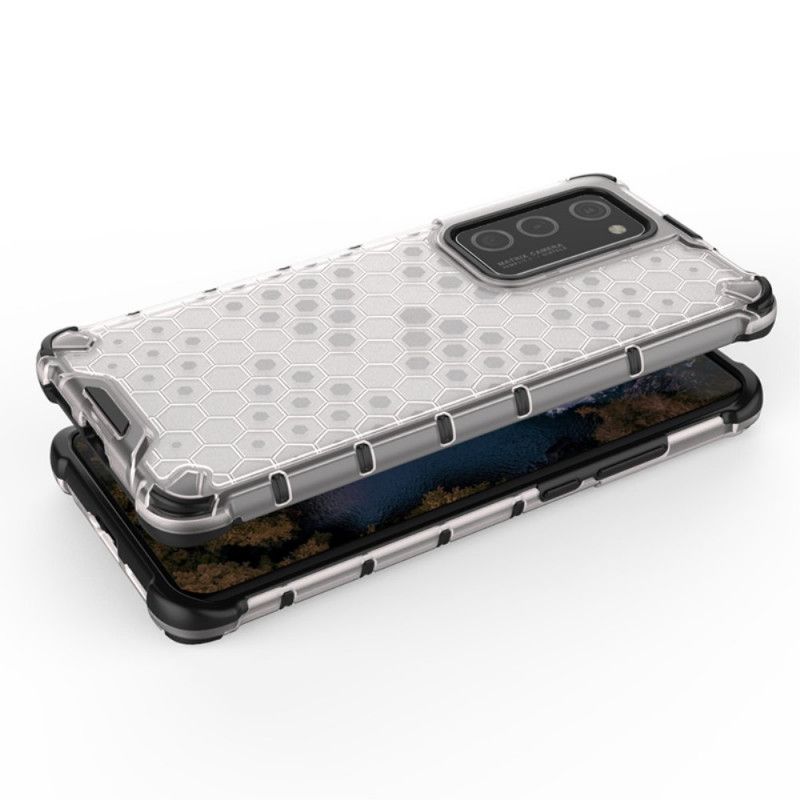 Etui Huawei P40 Pro Biały Czarny Styl Plastra Miodu