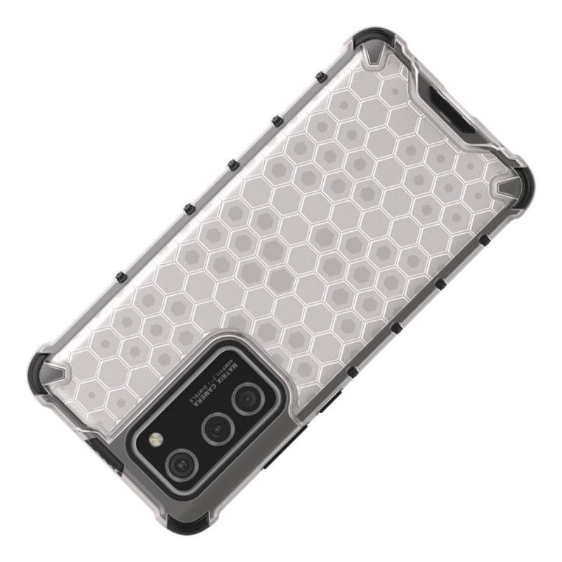 Etui Huawei P40 Pro Biały Czarny Styl Plastra Miodu