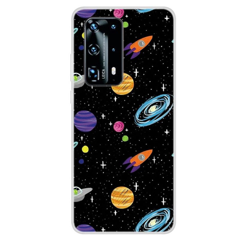 Etui Huawei P40 Pro Galaktyka Planeta Etui Ochronne