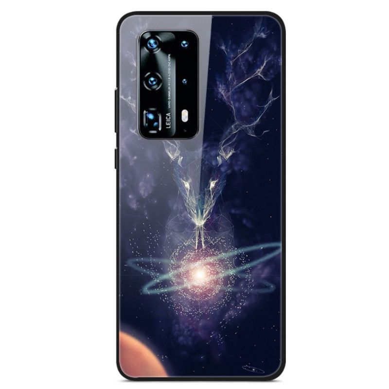 Etui Huawei P40 Pro Hartowane Szkło Z Jeleniem Gwiazdkowym