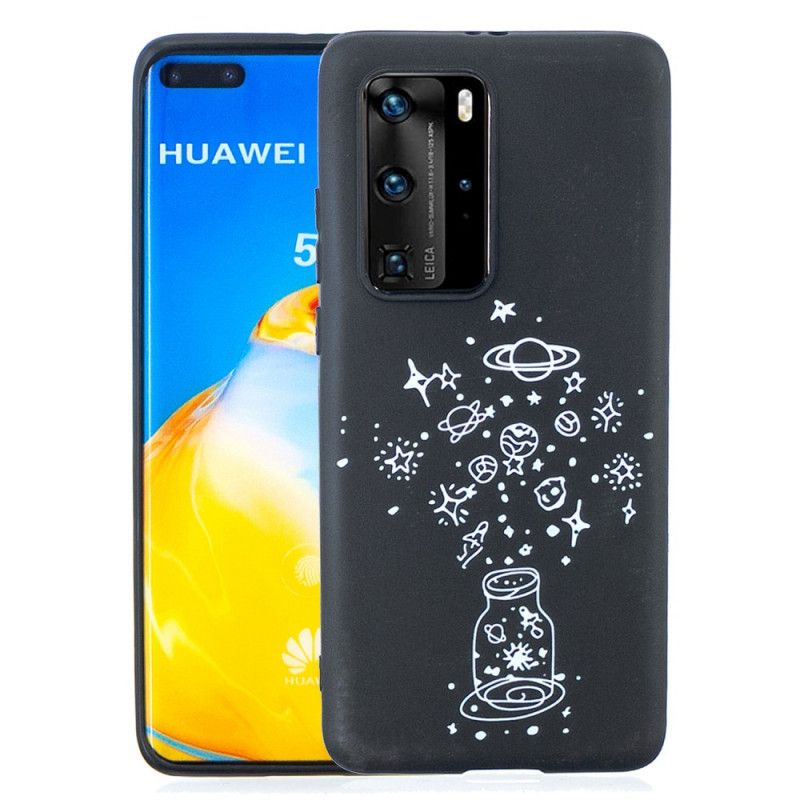 Futerały Huawei P40 Pro Etui na Telefon Elastyczna Grafika Silikonowa