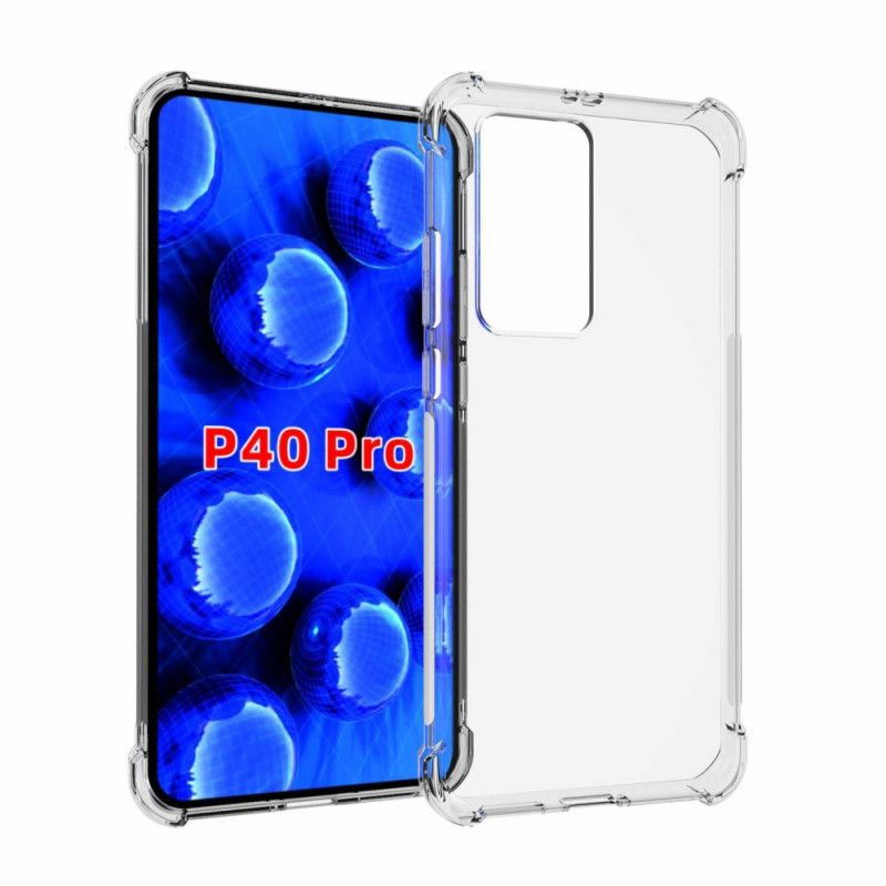 Futerały Huawei P40 Pro Etui na Telefon Przezroczyste Wzmocnione Rogi