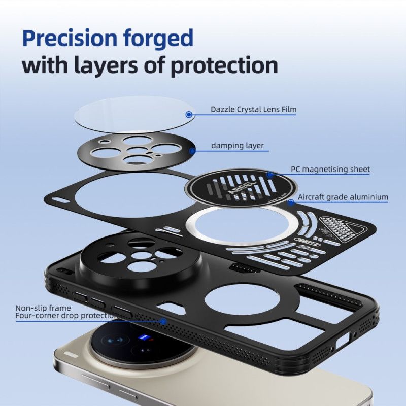 Etui Do Vivo X300 Magnetyczne Z Rozpraszaniem Ciepła Abeel