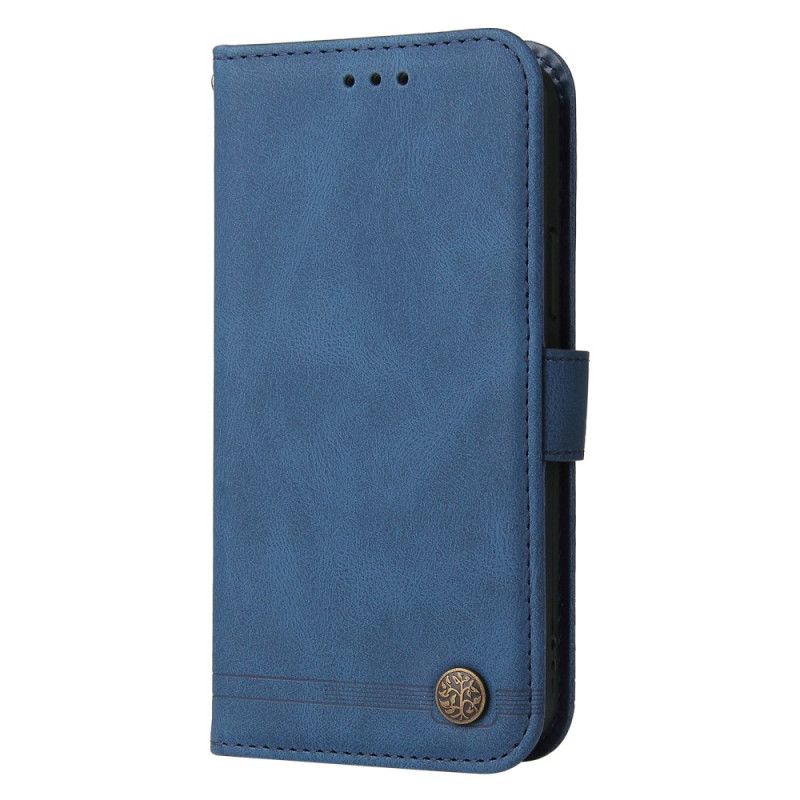 Etui Folio Do Vivo X300 Efekt Zamszu Z Nitami