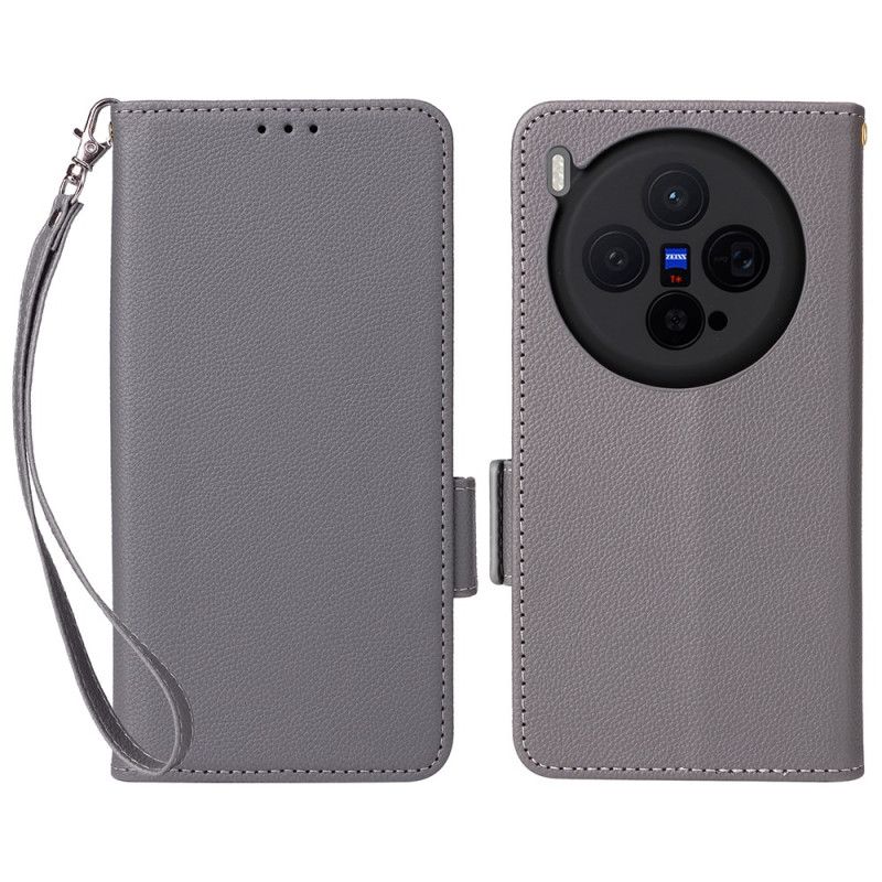 Etui Folio Do Vivo X300 Pasek Ze Sztucznej Skóry