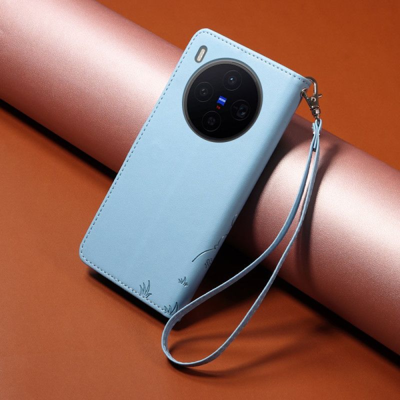 Etui Folio Vivo X300 Ochrona Rfid Z Grawerunkiem Psa Etui Ochronne