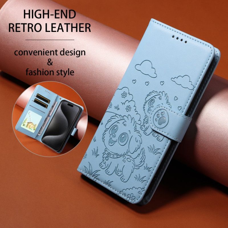 Etui Folio Vivo X300 Ochrona Rfid Z Grawerunkiem Psa Etui Ochronne