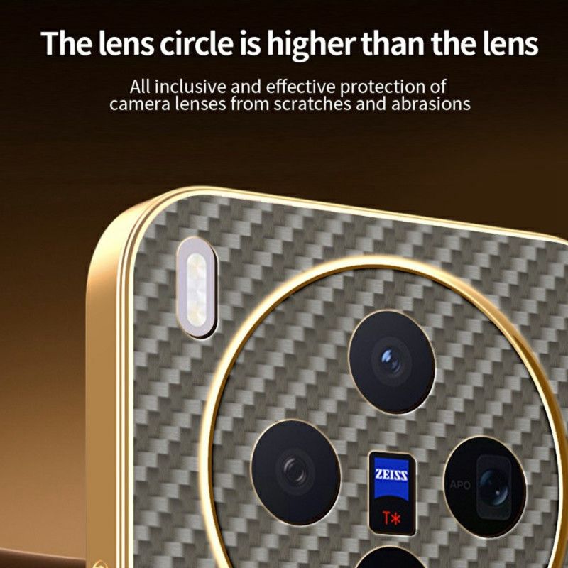 Etui Vivo X300 Tekstura Włókna Węglowego Etui Ochronne