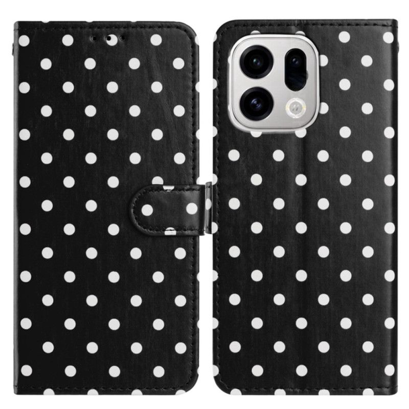 Etui Folio Do Oppo Find X9 Pro 5g Kropki
