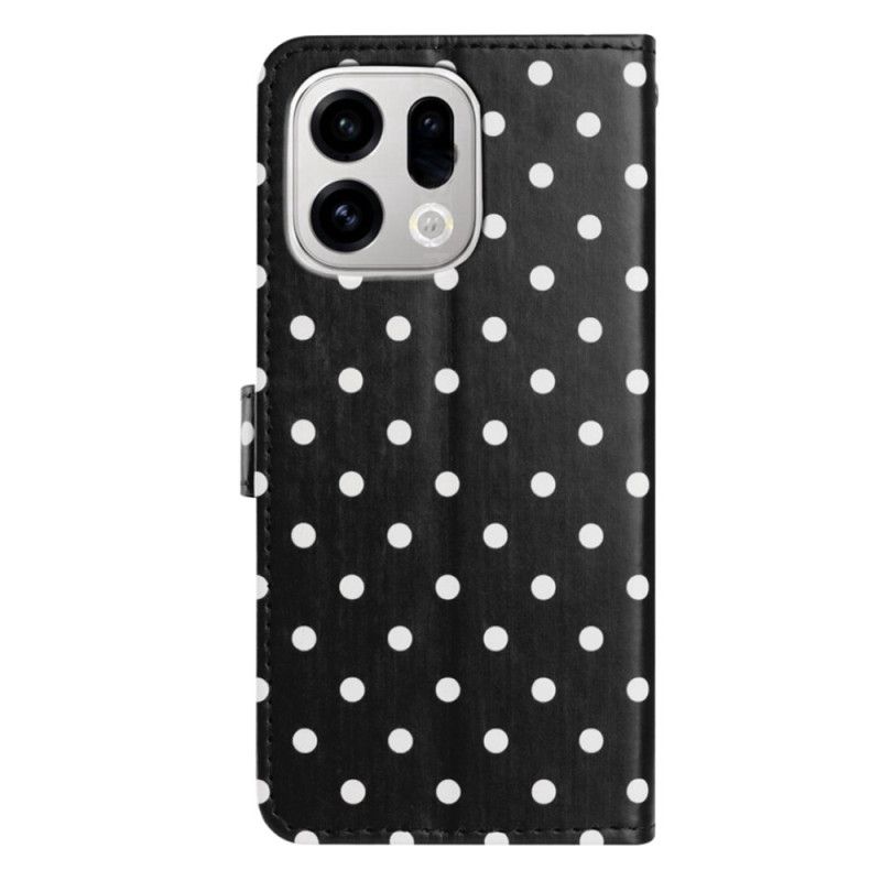 Etui Folio Do Oppo Find X9 Pro 5g Kropki