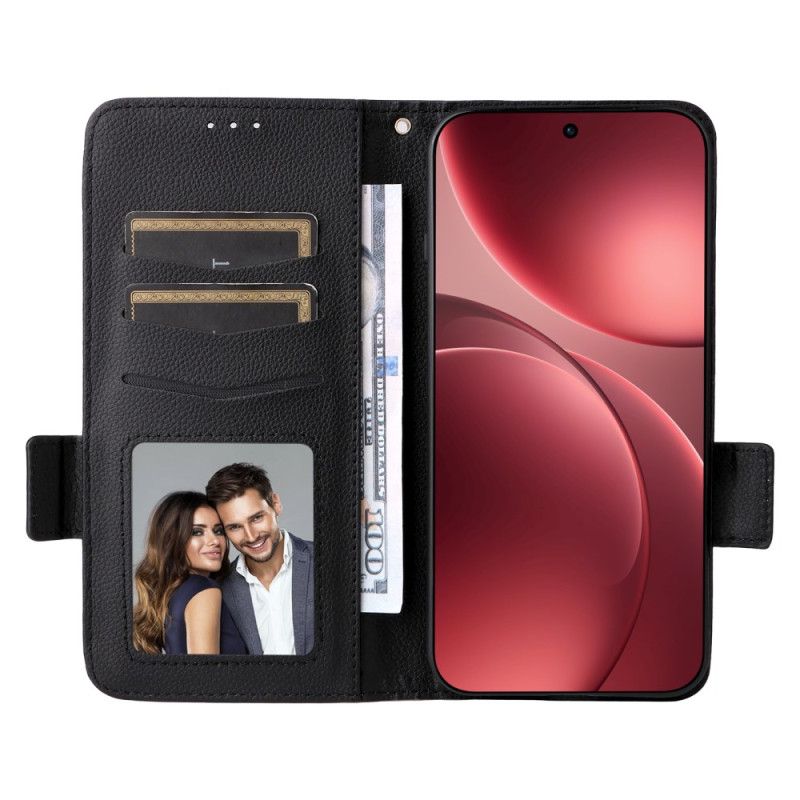 Etui Folio Oppo Find X9 Pro 5g Paski Ze Skóry Syntetycznej Etui Ochronne