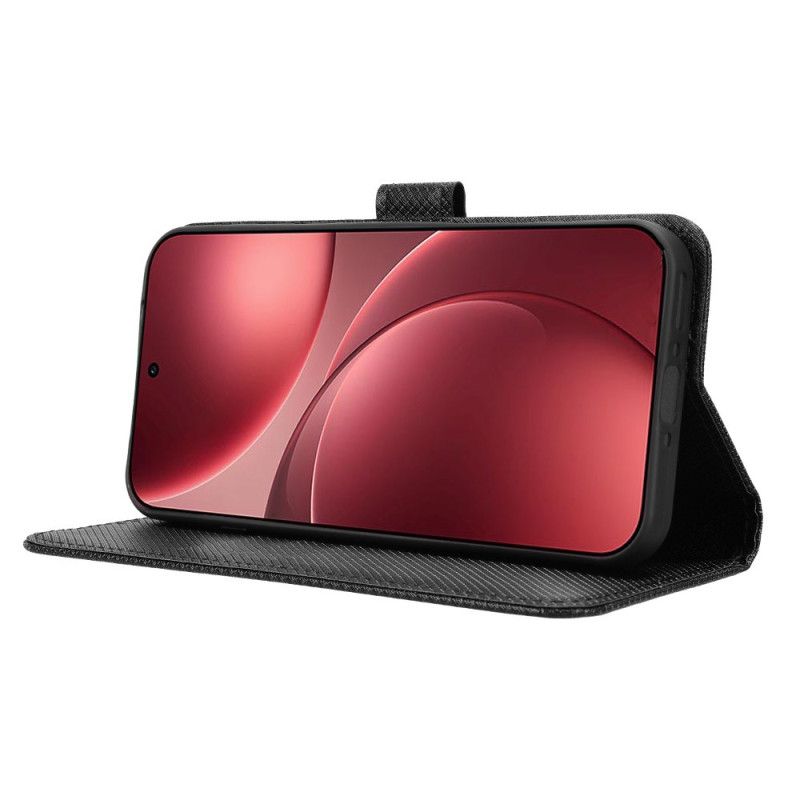 Etui Folio Oppo Find X9 Pro 5g Tekstura Diamentu Etui Ochronne