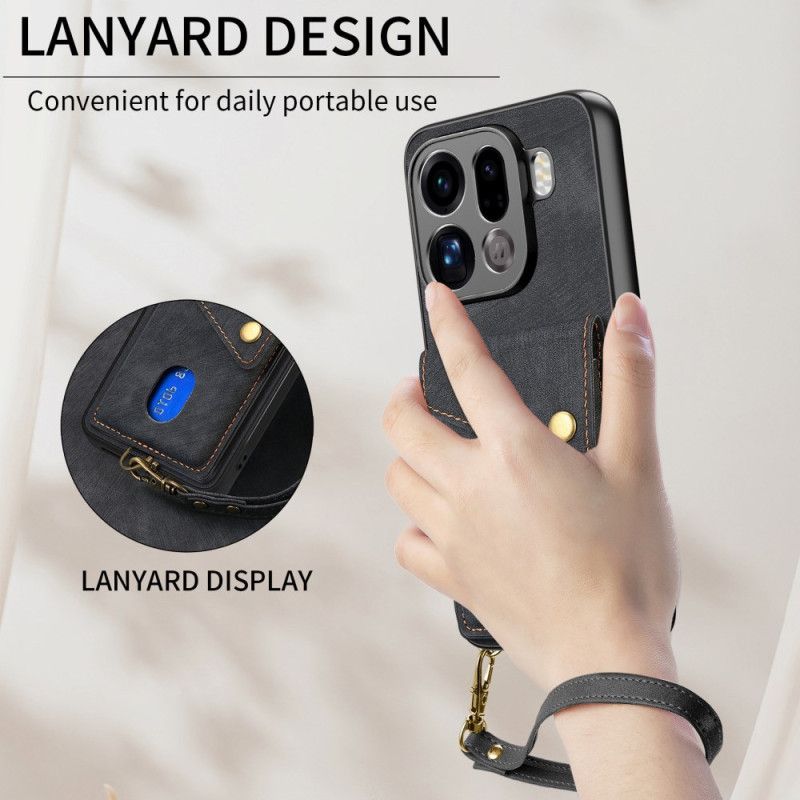 Etui Oppo Find X9 Pro 5g Etui Na Karty I Smycz