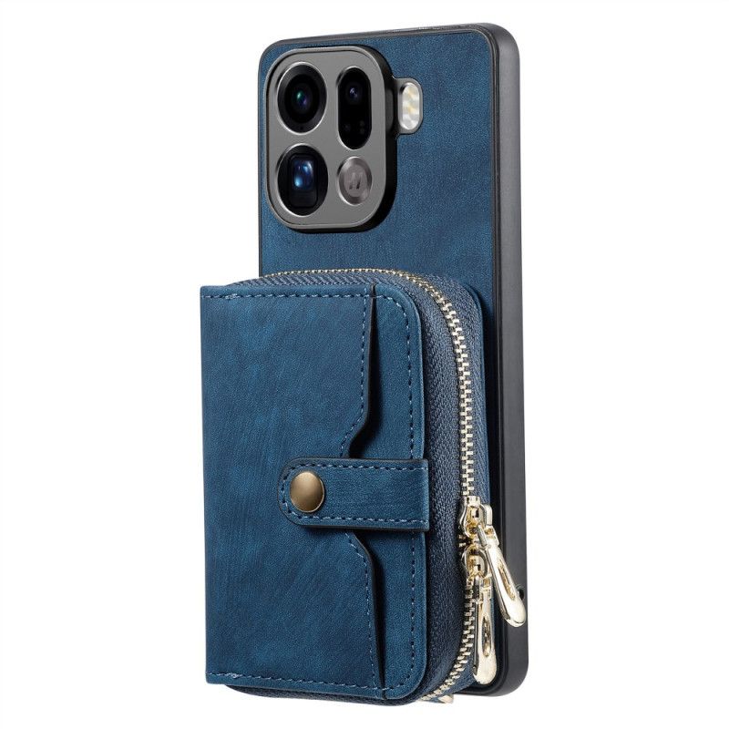 Etui Oppo Find X9 Pro 5g Etui Na Karty Z Zamkiem Błyskawicznym I Paskiem Na Ramię