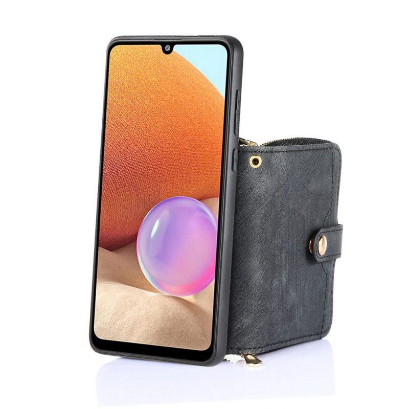 Etui Oppo Find X9 Pro 5g Etui Na Karty Z Zamkiem Błyskawicznym I Paskiem Na Ramię