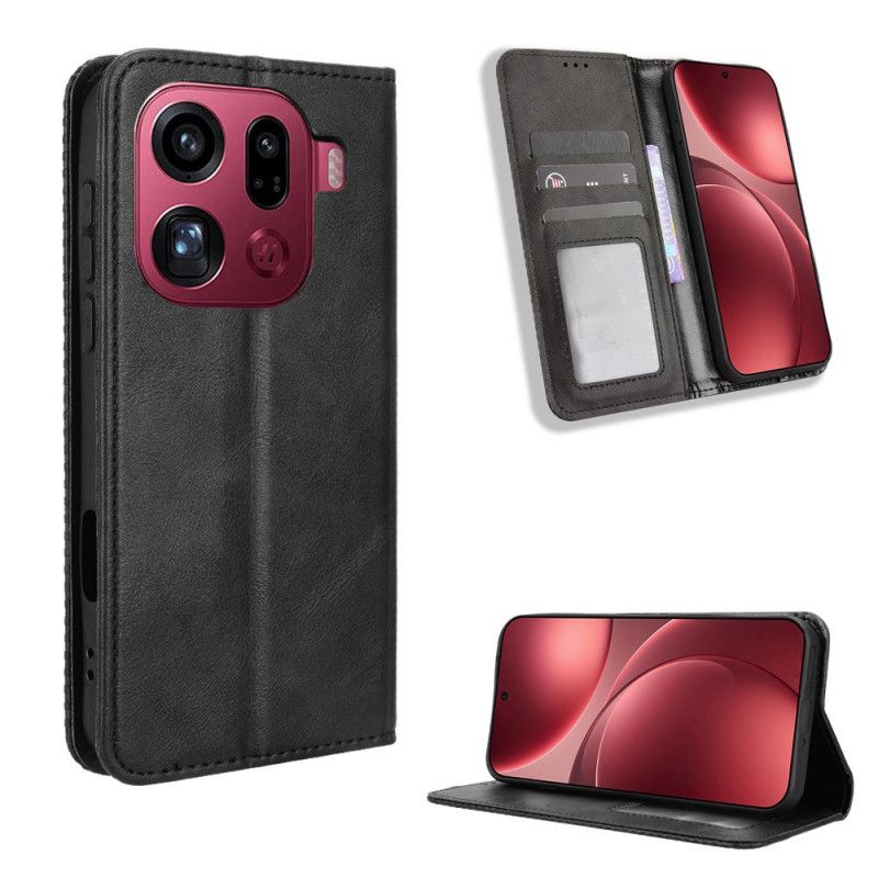 Flip Kotelot Do Oppo Find X9 Pro 5g Brzeg W Stylu Vintage