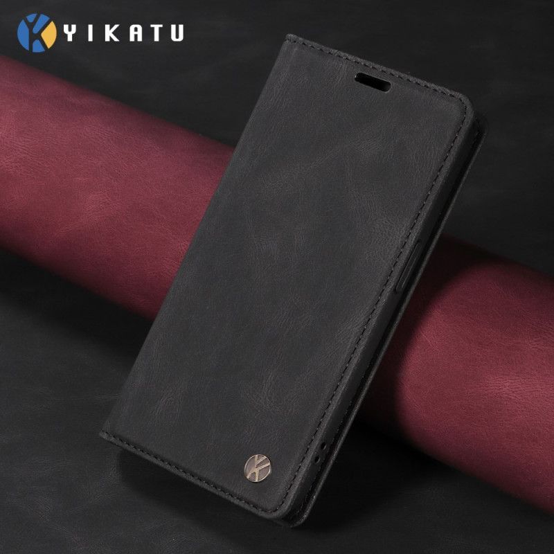 Flip Kotelot Oppo Find X9 Pro 5g Yikatu Efekt Zamszu