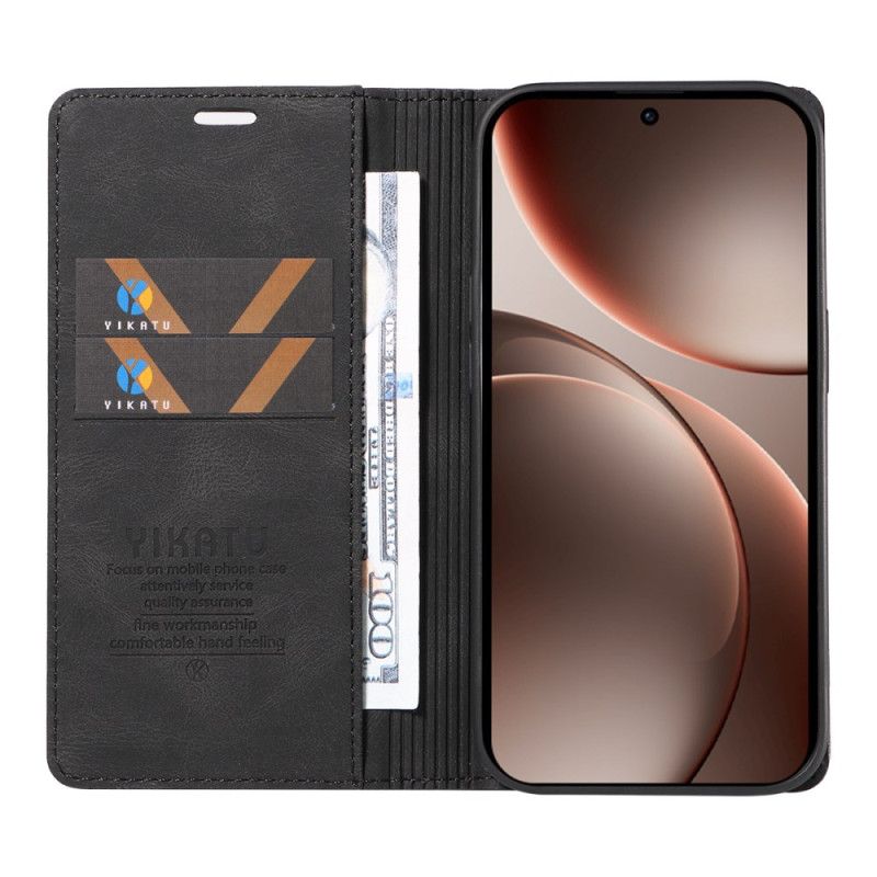 Flip Kotelot Oppo Find X9 Pro 5g Yikatu Efekt Zamszu