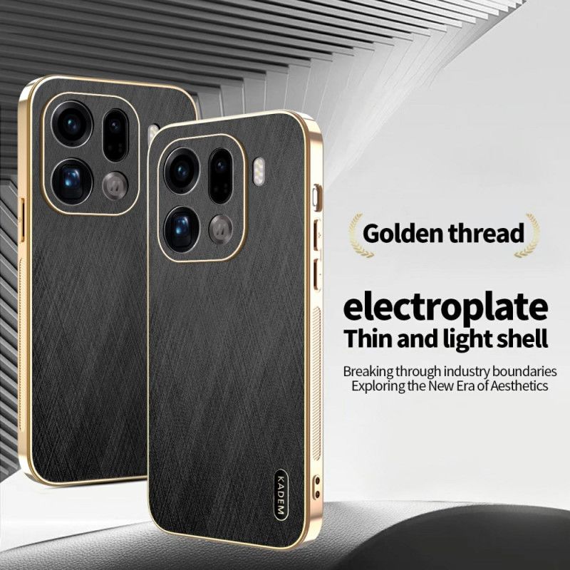 Futerały Oppo Find X9 Pro 5g Etui Na Telefon Kadem Efekt Skóry