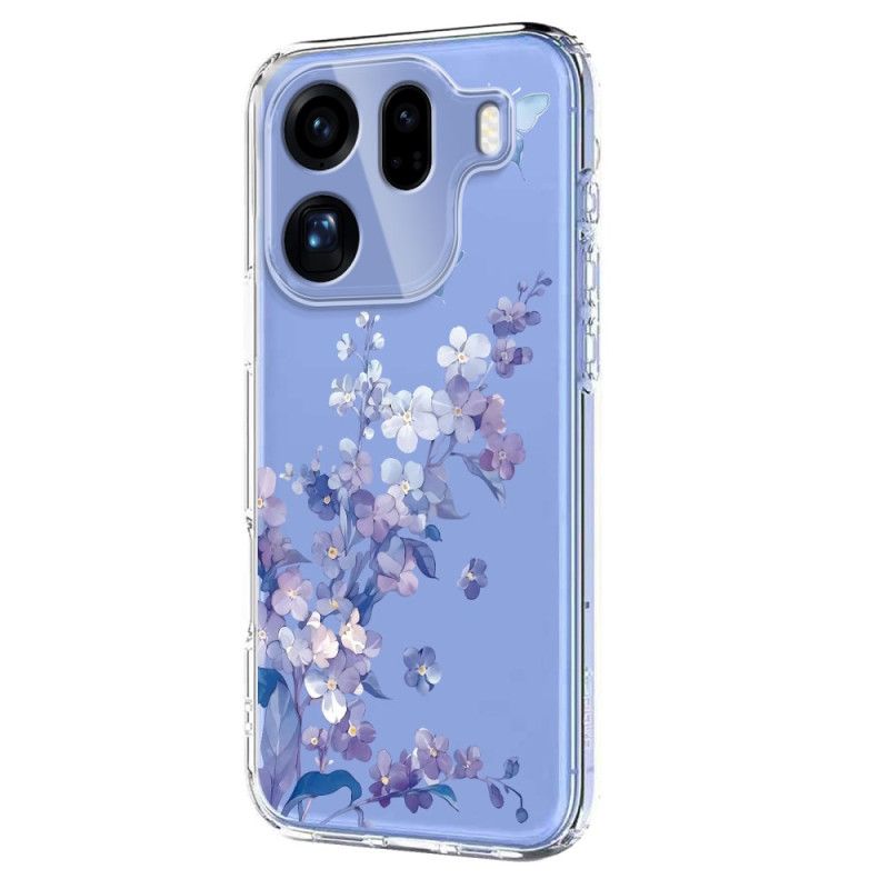 Futerały Oppo Find X9 Pro 5g Etui Na Telefon Motyle I Kwiaty