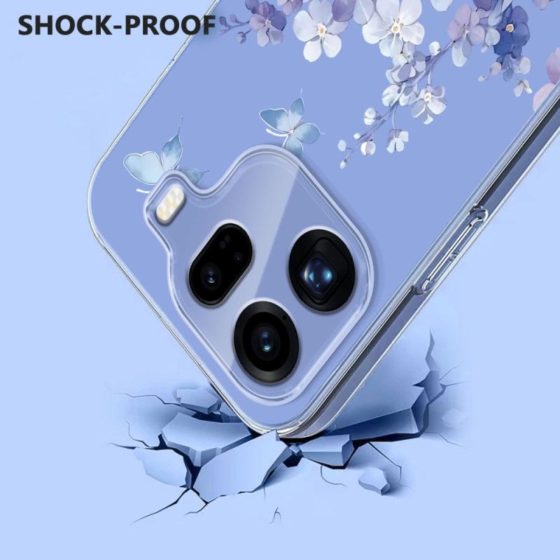 Futerały Oppo Find X9 Pro 5g Etui Na Telefon Motyle I Kwiaty
