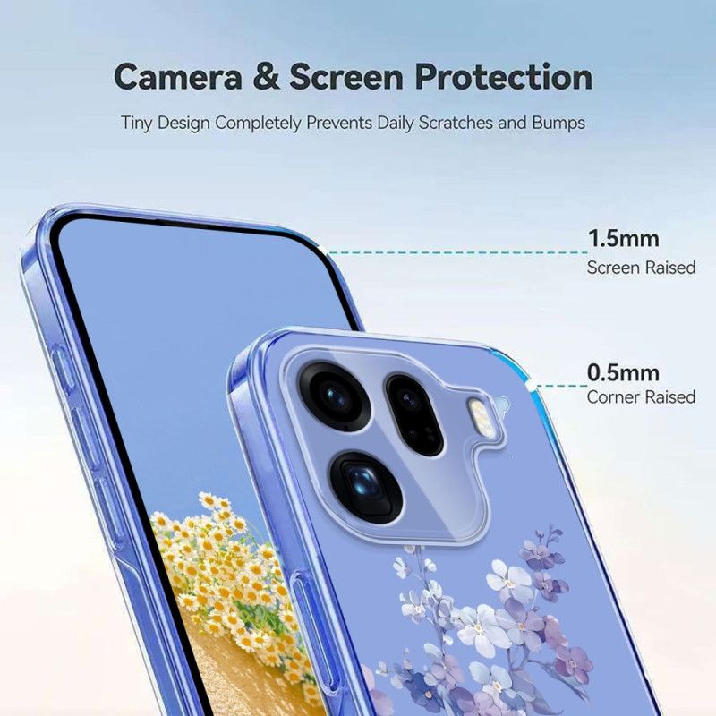 Futerały Oppo Find X9 Pro 5g Etui Na Telefon Motyle I Kwiaty